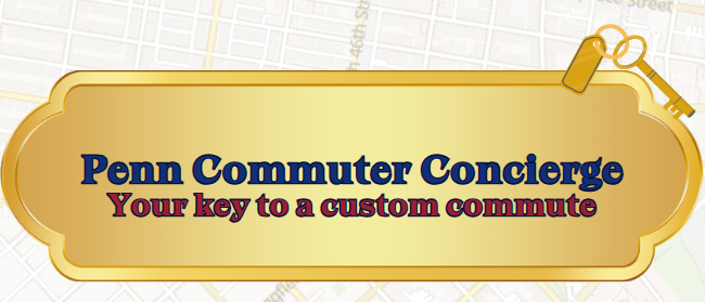 Penn Commuter Concierge Logo (brass plate with key)